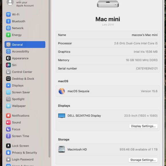 Mac mini (Late 2014) – 16GB RAM – 1TB HDD – Runs Latest macOS! - Picture 7 of 11